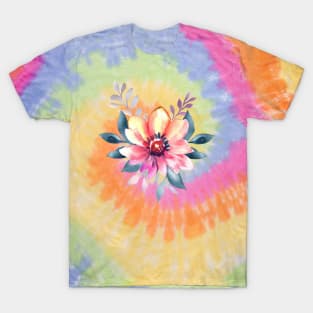 Boho Blossom Watercolor T-Shirt